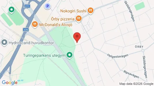 Affärslokaler att hyra i Söderort - kort over placeringen