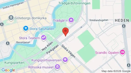 Kontorslokaler att hyra i Göteborg Centrum - kort over placeringen