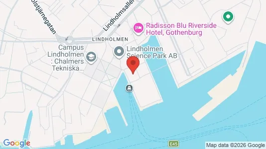 Kontorslokaler att hyra i Lundby - kort over placeringen
