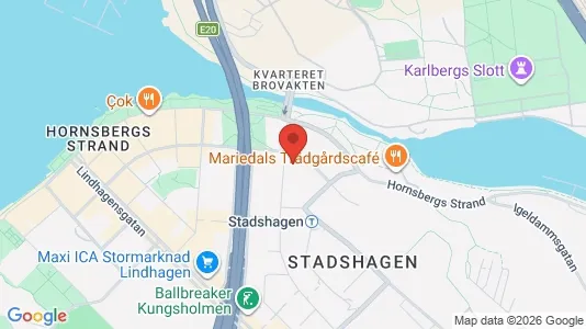 Affärslokaler att hyra i Kungsholmen - kort over placeringen