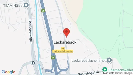 Lagerlokaler att hyra i Mölndal - kort over placeringen