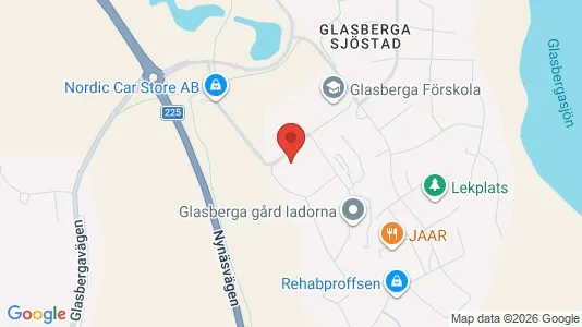 Lagerlokaler att hyra i Södertälje - kort over placeringen