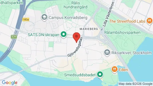 Kontorslokaler att hyra i Kungsholmen - kort over placeringen