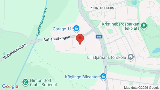 Kontorslokaler att hyra i Oxie - kort over placeringen