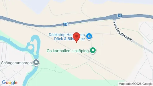 Affärslokaler att hyra i Linköping - kort over placeringen