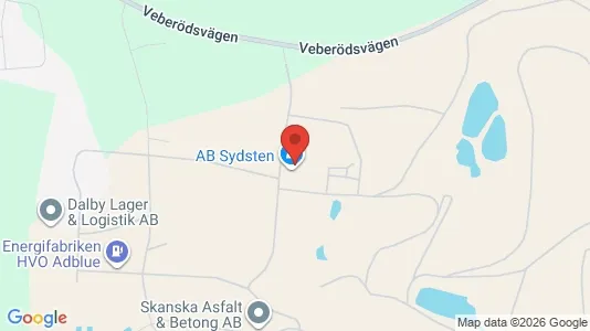 Kontorslokaler att hyra i Lund - kort over placeringen