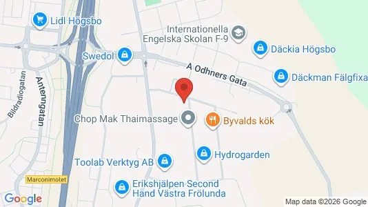Kontorslokaler att hyra i Askim-Frölunda-Högsbo - kort over placeringen