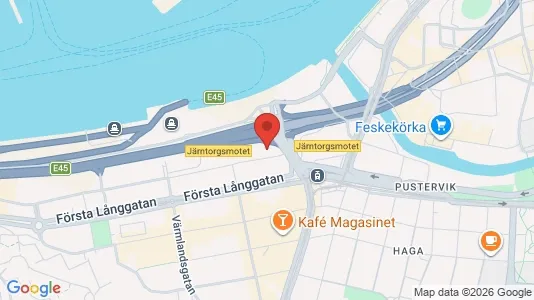 Kontorslokaler att hyra i Göteborg Centrum - kort over placeringen