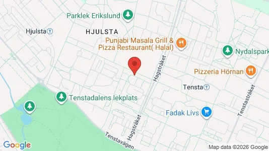 Kontorslokaler att hyra i Västerort - kort over placeringen