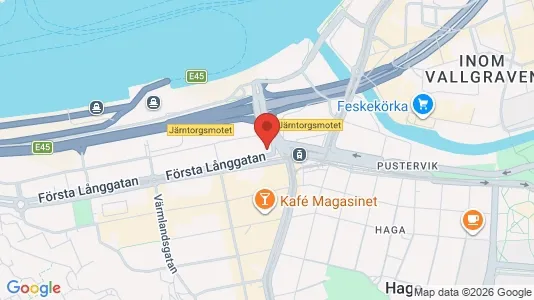 Affärslokaler att hyra i Göteborg Centrum - kort over placeringen