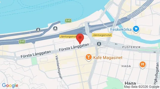 Kontorslokaler att hyra i Göteborg Centrum - kort over placeringen