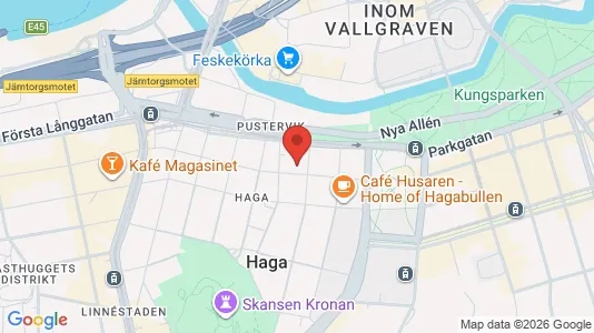 Kontorslokaler att hyra i Göteborg Centrum - kort over placeringen