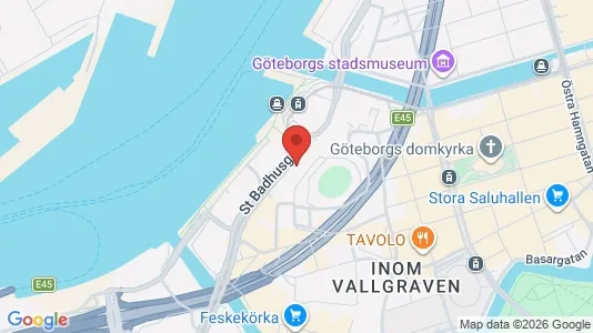 Kontorslokaler att hyra i Göteborg Centrum - kort over placeringen