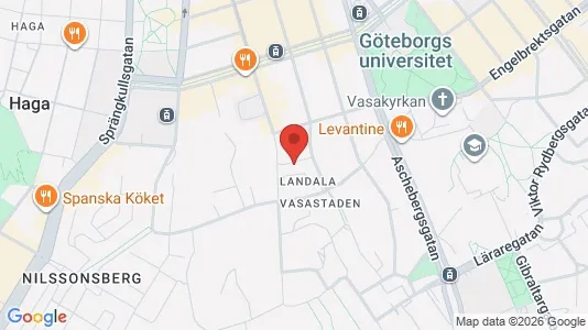 Affärslokaler att hyra i Göteborg Centrum - kort over placeringen
