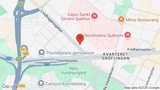 Affärslokaler att hyra i Kungsholmen - kort over placeringen