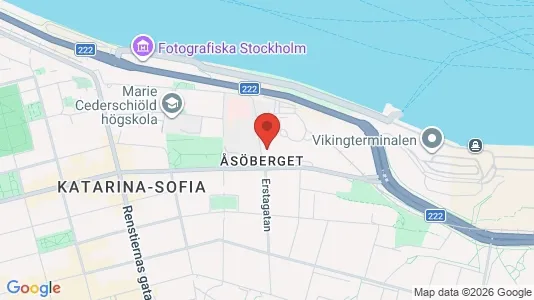 Kontorslokaler att hyra i Södermalm - kort over placeringen