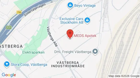 Kontorslokaler att hyra i Söderort - kort over placeringen