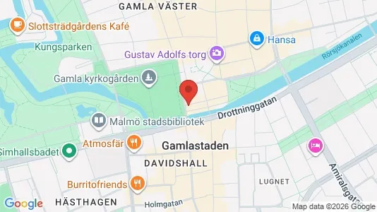 Kontorslokaler att hyra i Malmö Centrum - kort over placeringen