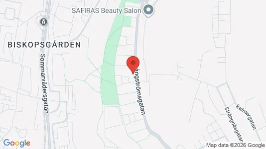 Industrilokaler att hyra i Västra hisingen - kort over placeringen