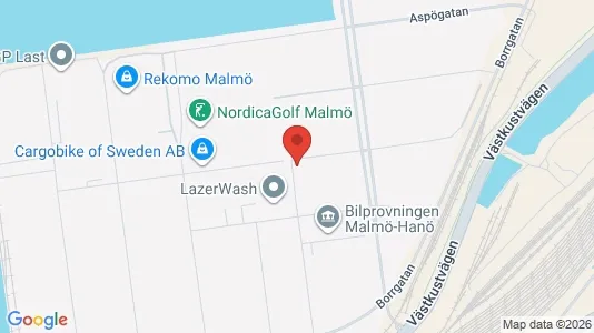 Kontorslokaler att hyra i Malmö Centrum - kort over placeringen