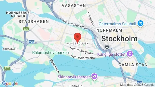 Affärslokaler att hyra i Kungsholmen - kort over placeringen