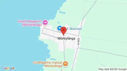 Affärslokaler att hyra i Mörbylånga - kort over placeringen