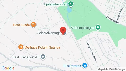 Affärslokaler att hyra i Västerort - kort over placeringen