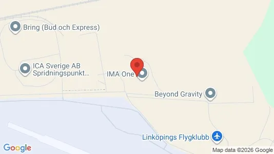 Industrilokaler att hyra i Linköping - kort over placeringen