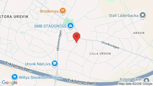 Affärslokaler att hyra i Sundbyberg - kort over placeringen