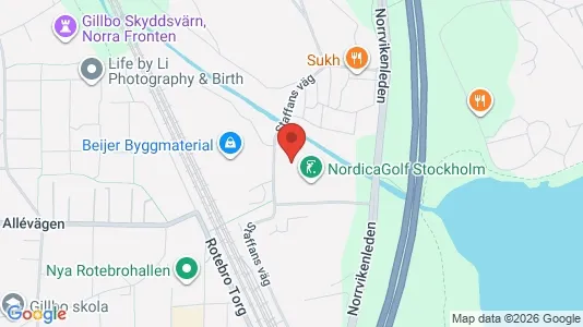 Kontorslokaler att hyra i Sollentuna - kort over placeringen