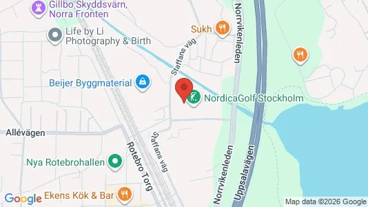 Kontorslokaler att hyra i Sollentuna - kort over placeringen