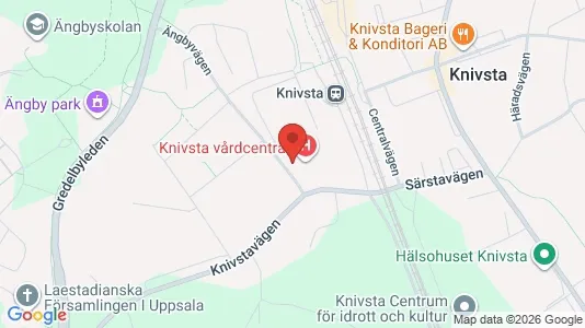 Kontorslokaler att hyra i Knivsta - kort over placeringen