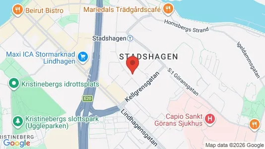 Affärslokaler att hyra i Kungsholmen - kort over placeringen