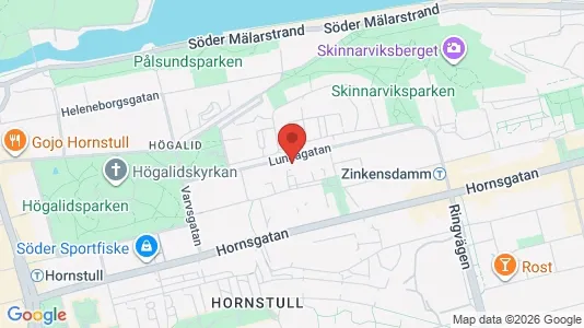 Kontorslokaler att hyra i Södermalm - kort over placeringen