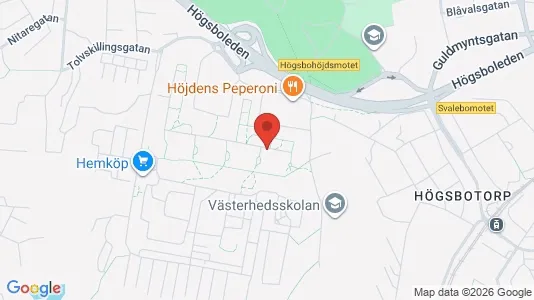 Lagerlokaler att hyra i Majorna-Linné - kort over placeringen
