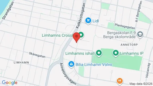 Kontorslokaler att hyra i Limhamn/Bunkeflo - kort over placeringen