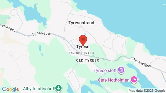 Affärslokaler att hyra i Tyresö - kort over placeringen