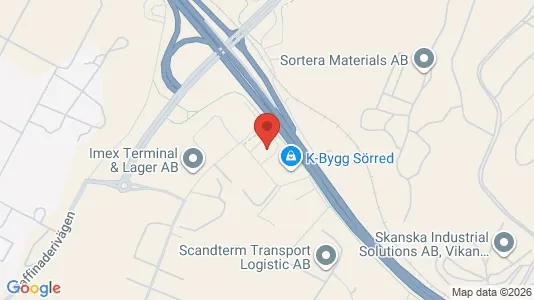 Affärslokaler att hyra i Västra hisingen - kort over placeringen