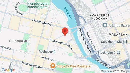 Kontorslokaler att hyra i Kungsholmen - kort over placeringen