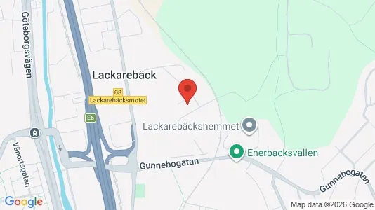 Affärslokaler att hyra i Mölndal - kort over placeringen