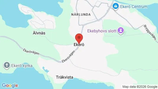 Lagerlokaler att hyra i Ekerö - kort over placeringen