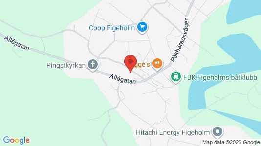 Affärslokaler att hyra i Oskarshamn - kort over placeringen