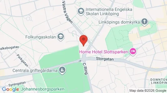 Affärslokaler att hyra i Linköping - kort over placeringen