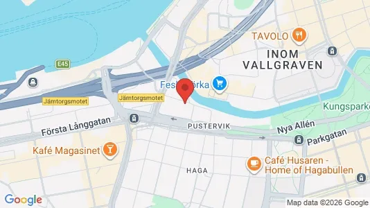 Kontorslokaler att hyra i Göteborg Centrum - kort over placeringen