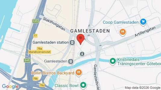 Kontorslokaler att hyra i Göteborg Centrum - kort over placeringen