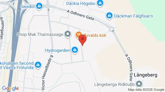 Industrilokaler att hyra i Askim-Frölunda-Högsbo - kort over placeringen