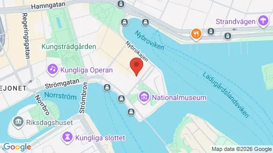 Affärslokaler att hyra i Stockholm Innerstad - kort over placeringen