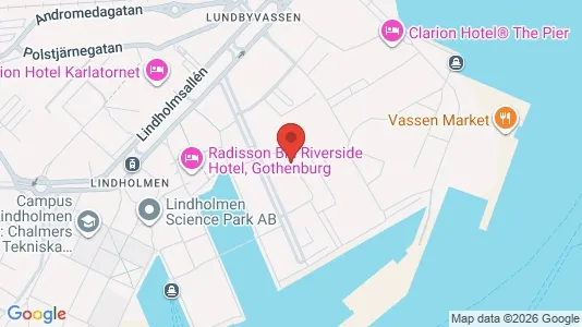 Kontorslokaler att hyra i Lundby - kort over placeringen