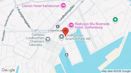 Kontorslokaler att hyra i Lundby - kort over placeringen