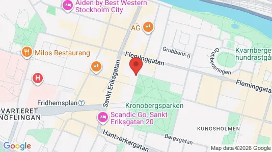 Kontorslokaler att hyra i Kungsholmen - kort over placeringen
